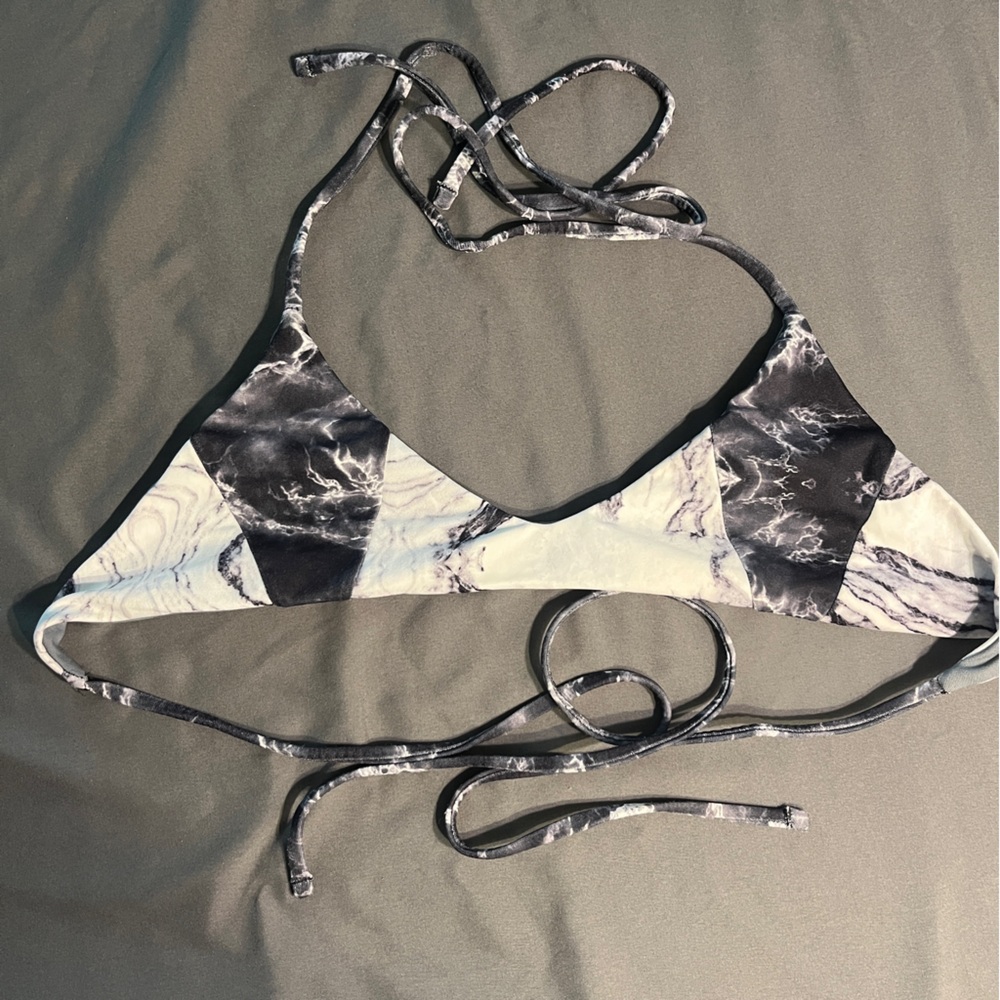Jolyn Clothing Black and Gray Bikini Swimwear